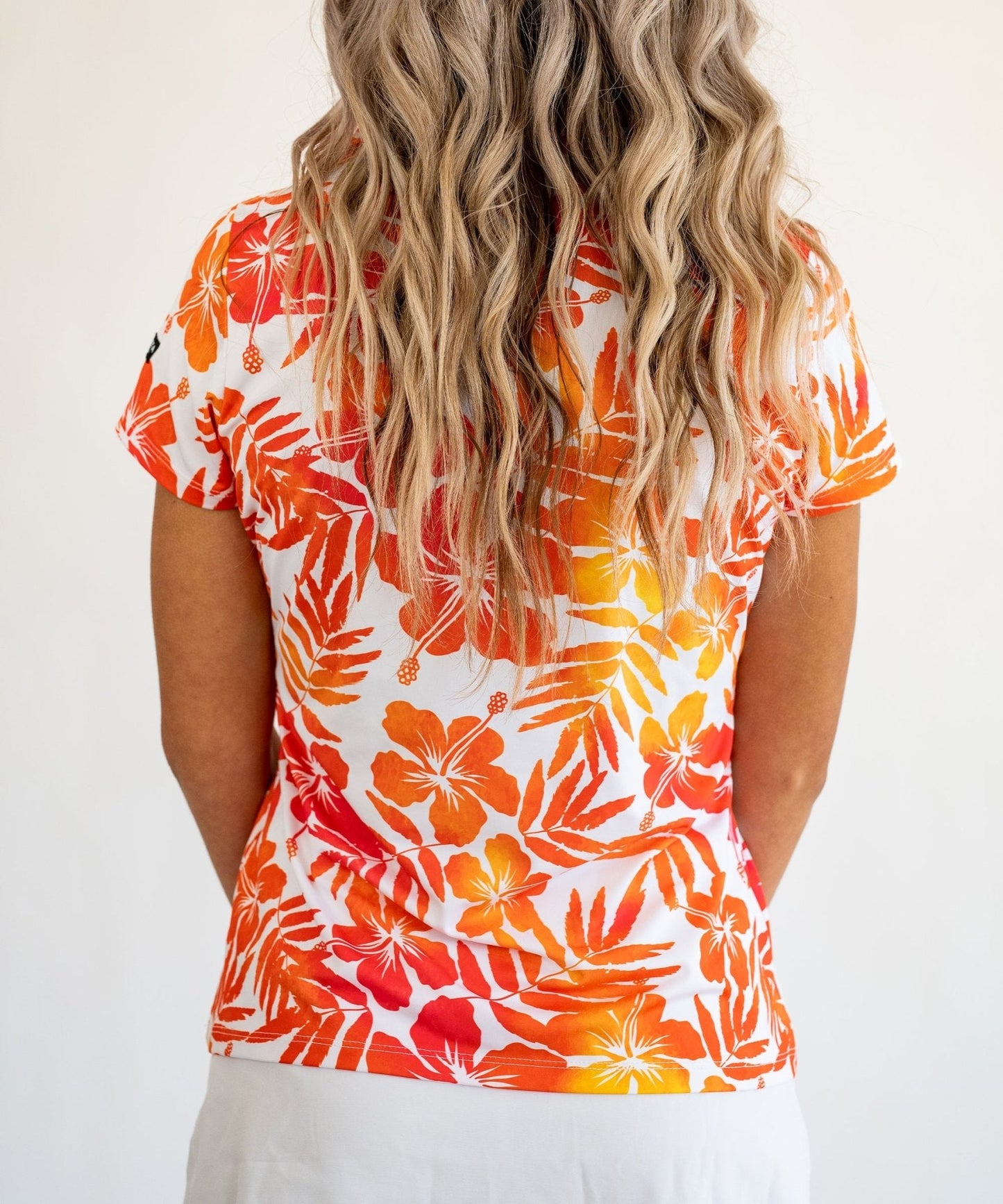 Aloha Sunrise Women's Golf Polo - Yatta Golf