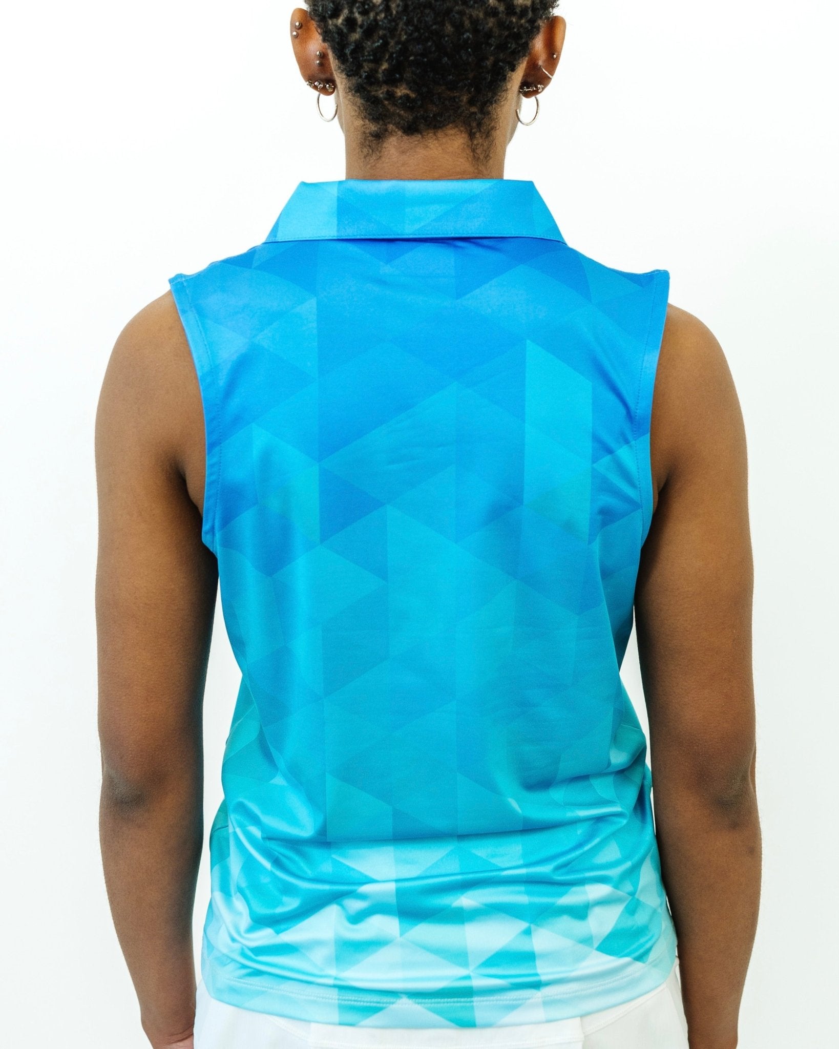 Baby Fade Women's Sleeveless Golf Polo - Yatta Golf