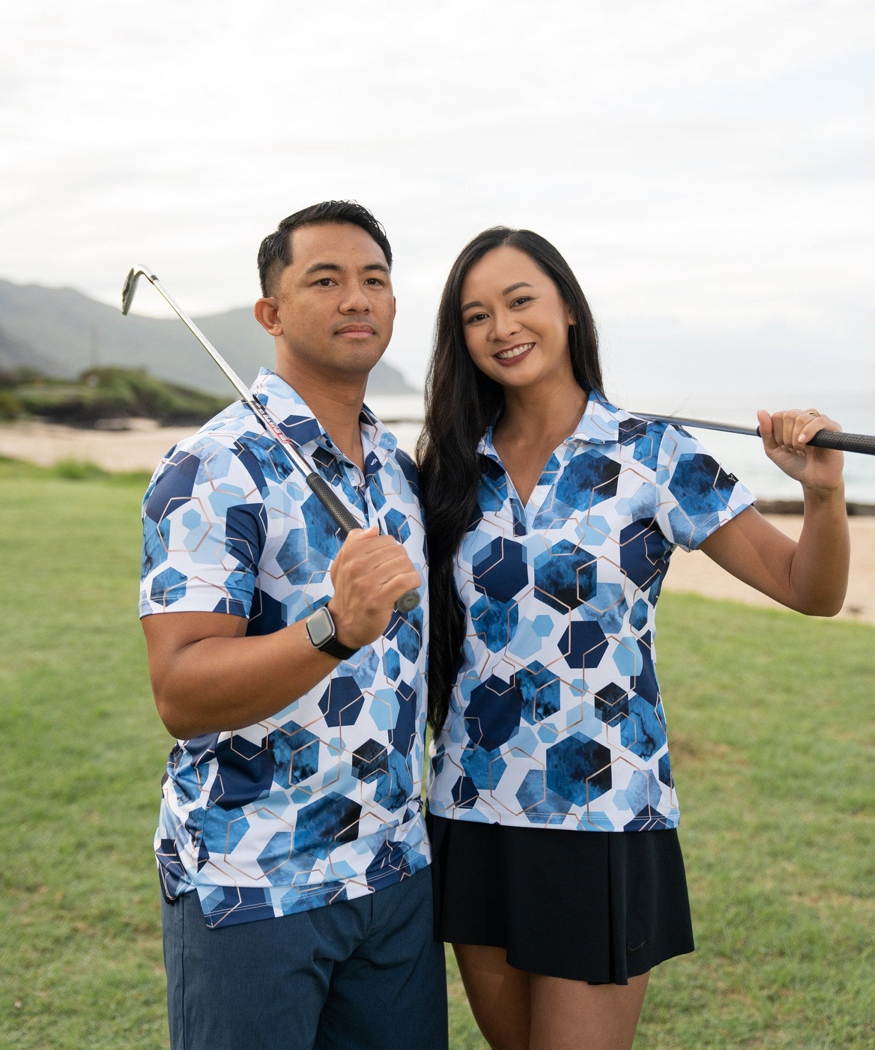 Deep Sea Women's Golf Polo - Yatta Golf