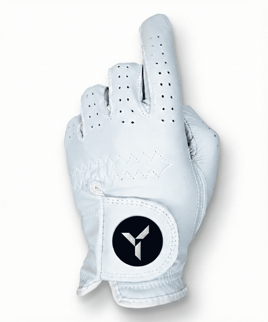 Frostbite White Golf Glove - Yatta Golf