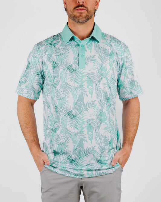 Palm Fringe Golf Polo - Yatta Golf