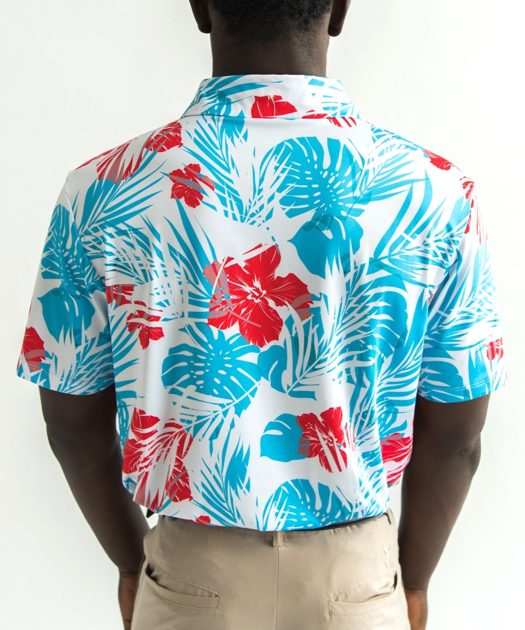 Red White & Beaches - Golf Polo - Yatta Golf