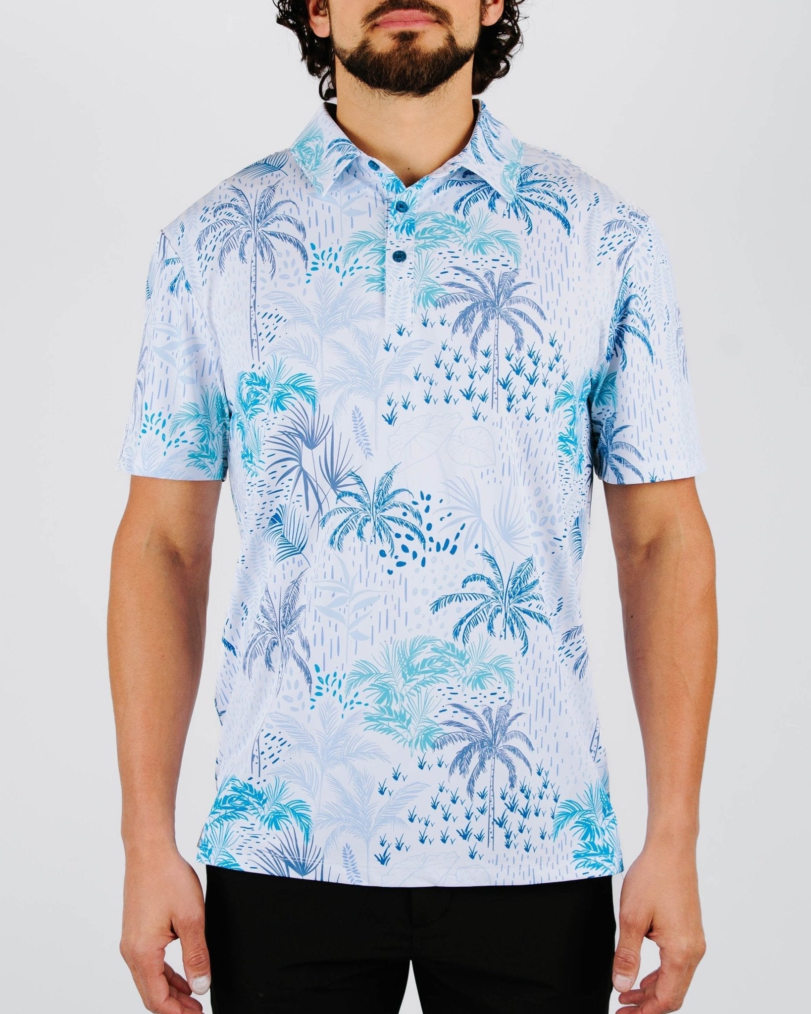 Riviera Rain Golf Polo - Yatta Golf