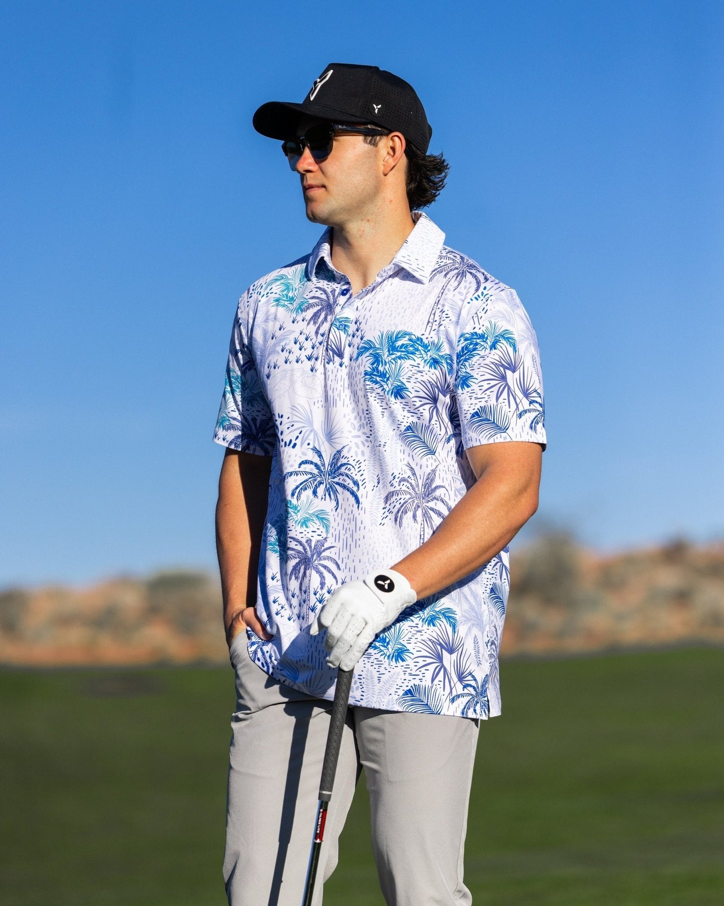Riviera Rain Golf Polo - Yatta Golf