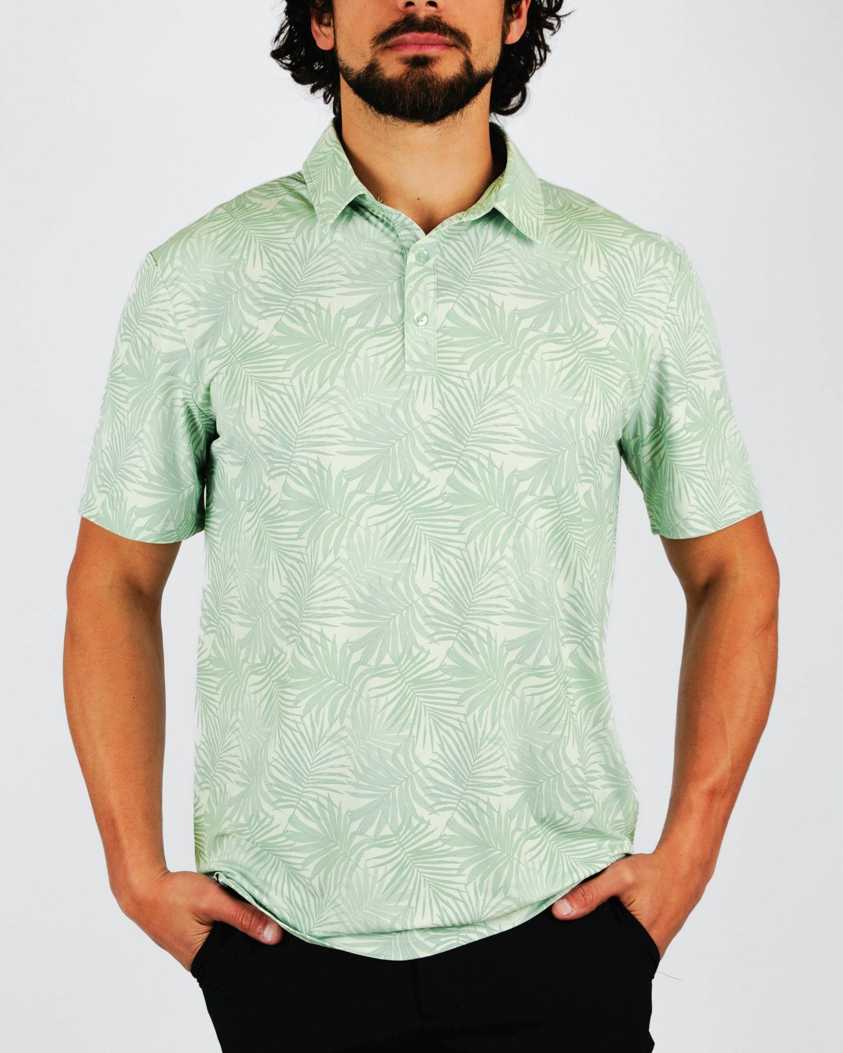 Shady Sage Golf Polo - Yatta Golf