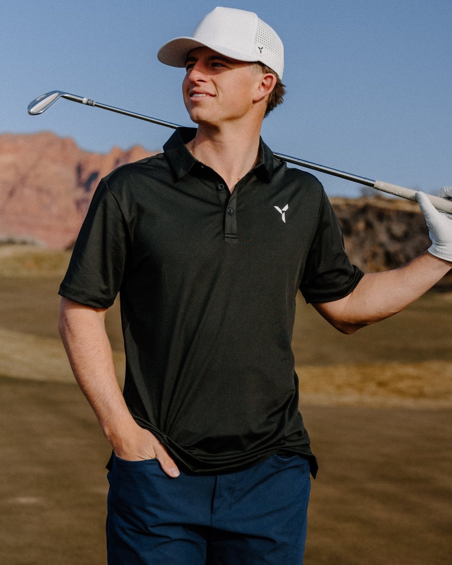 The Black Polo - Yatta Golf