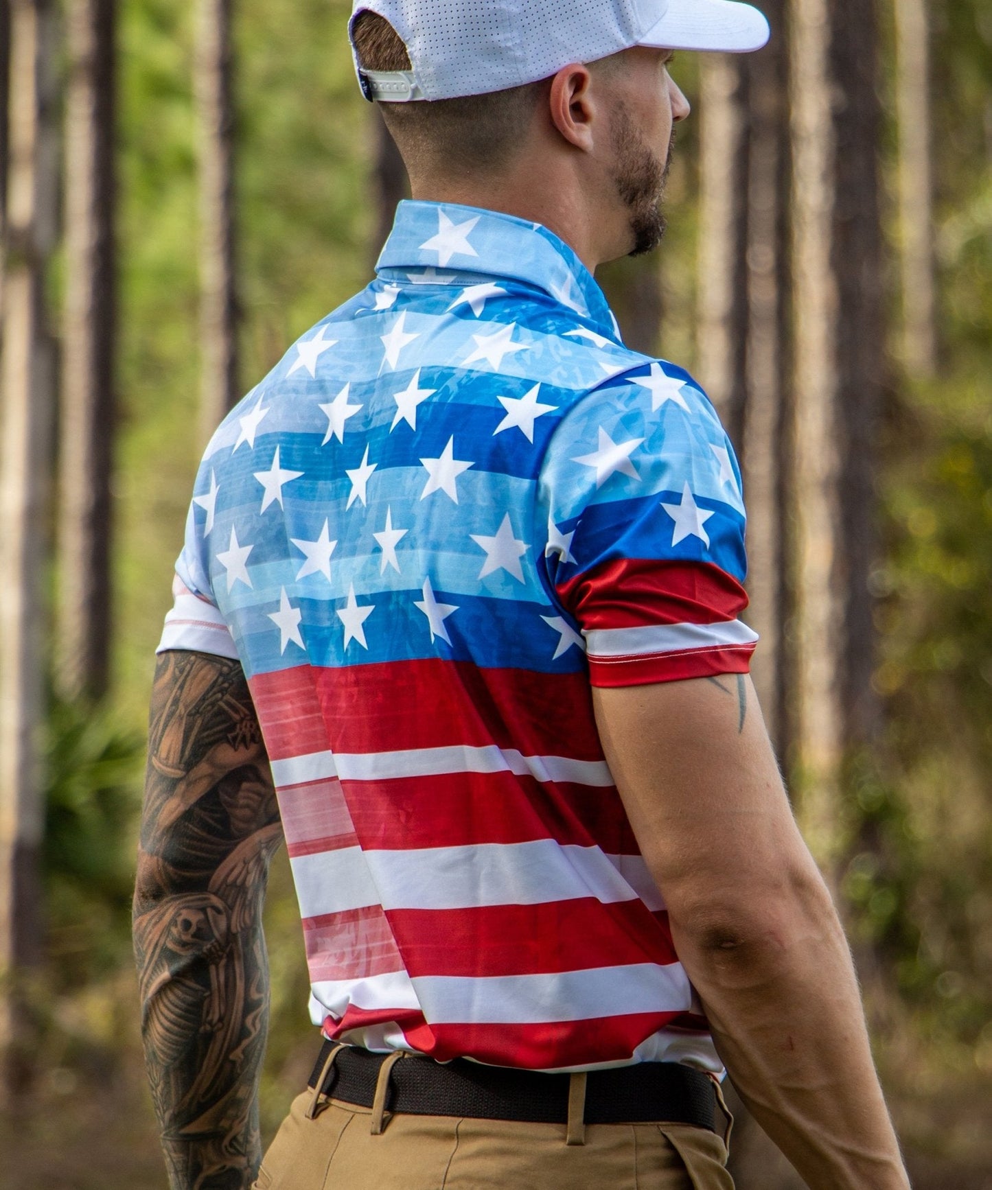 The Patriot Golf Polo - Yatta Golf