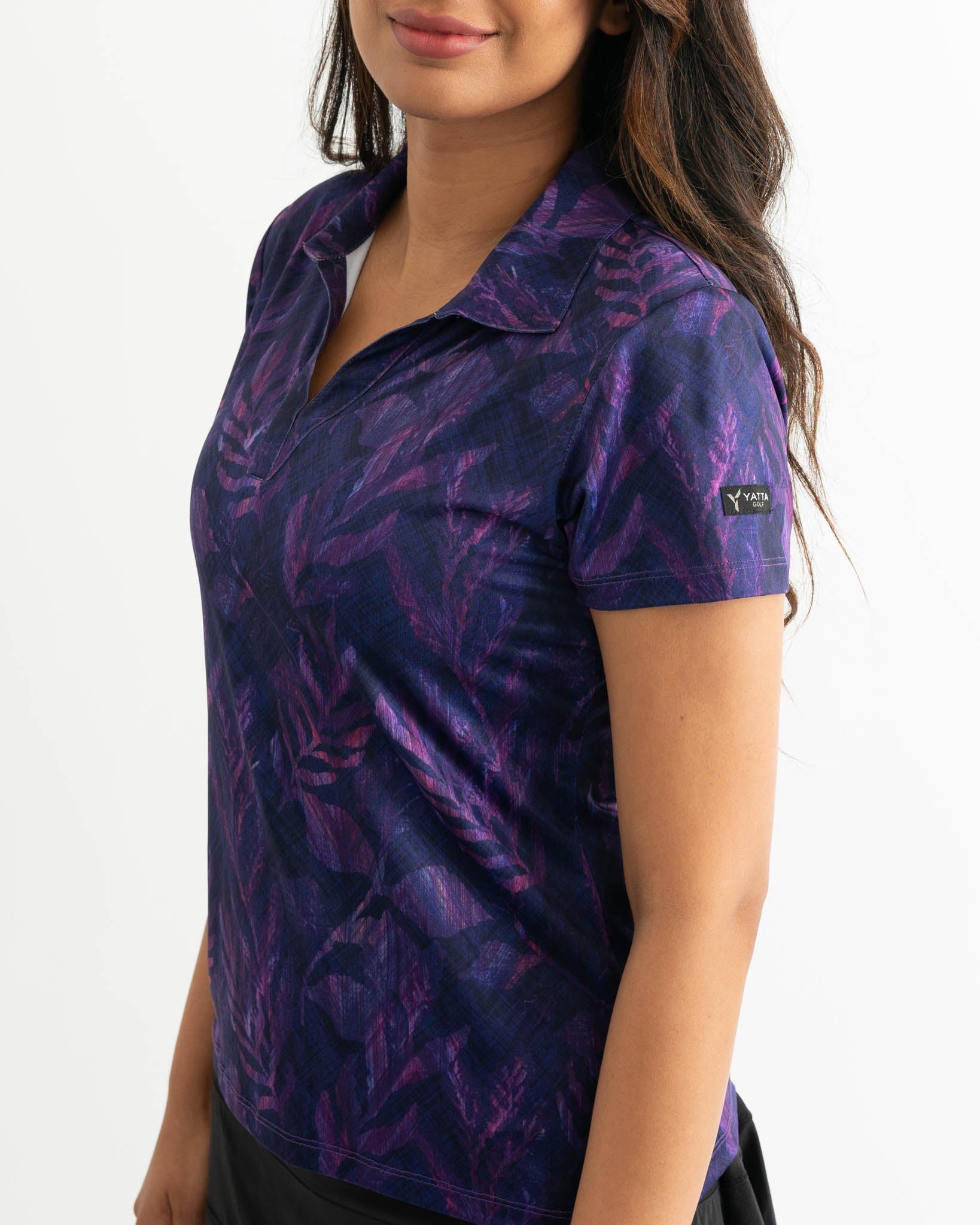 Violet Vogue Women's Golf Polo - Yatta Golf