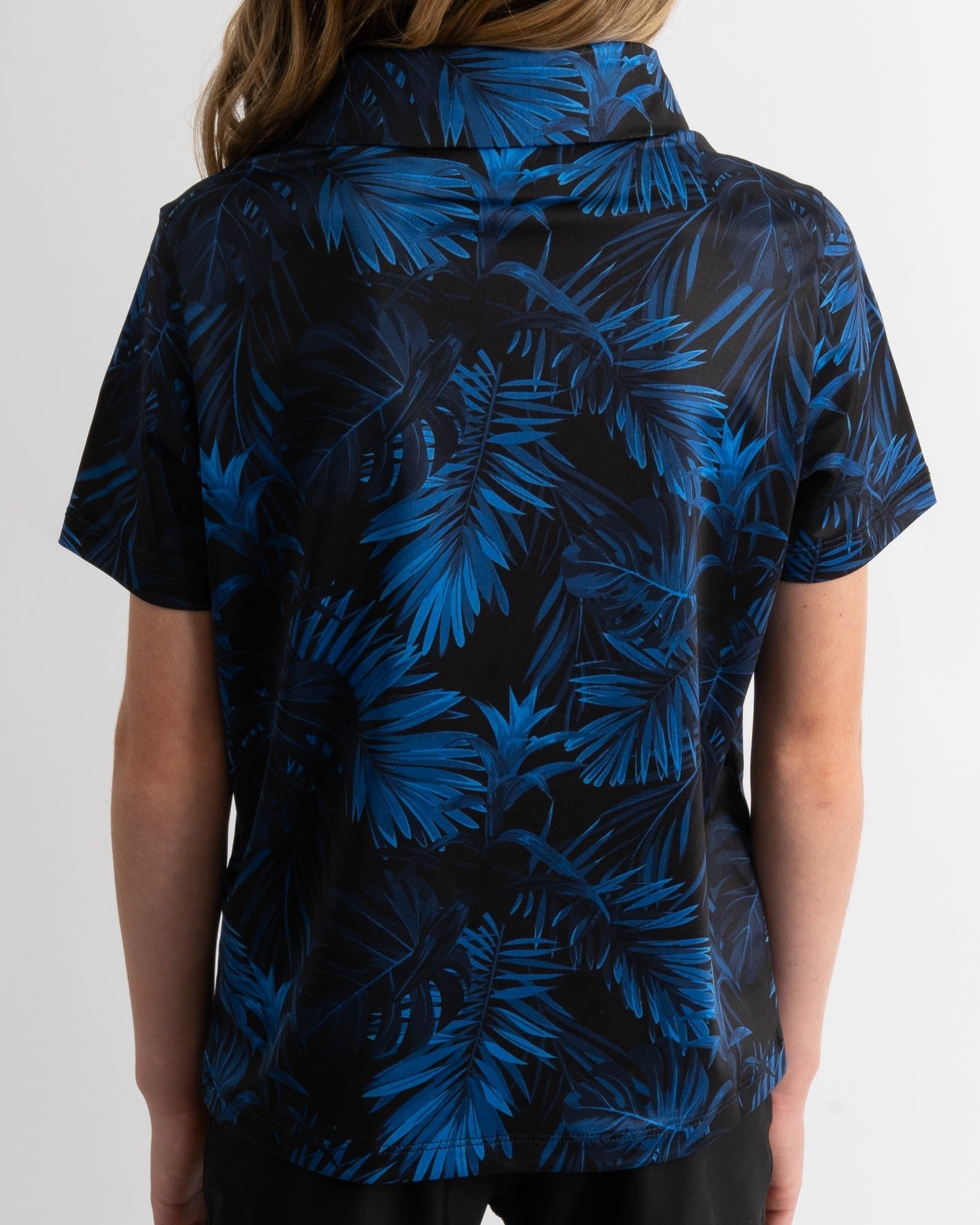 Youth Midnight Blue Golf Polo - Yatta Golf