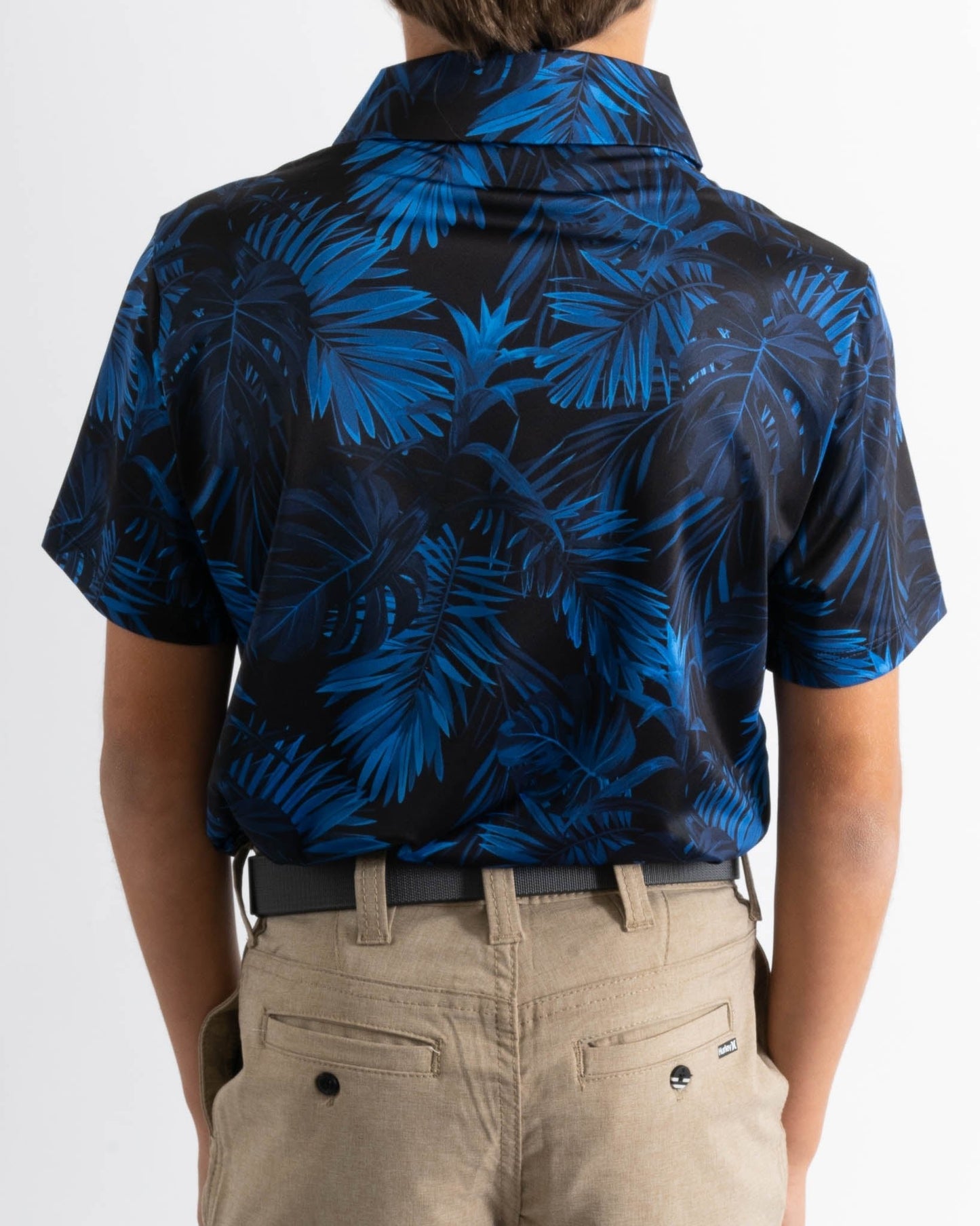Youth Midnight Blue Golf Polo - Yatta Golf